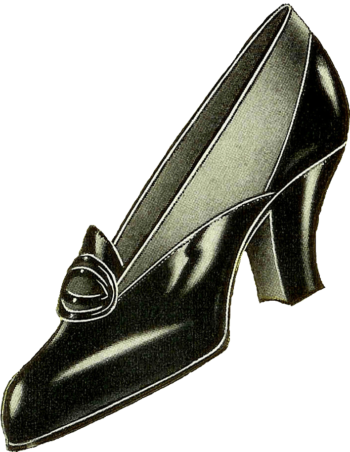 Vintage Shoes Png Clipart (912x1056), Png Download