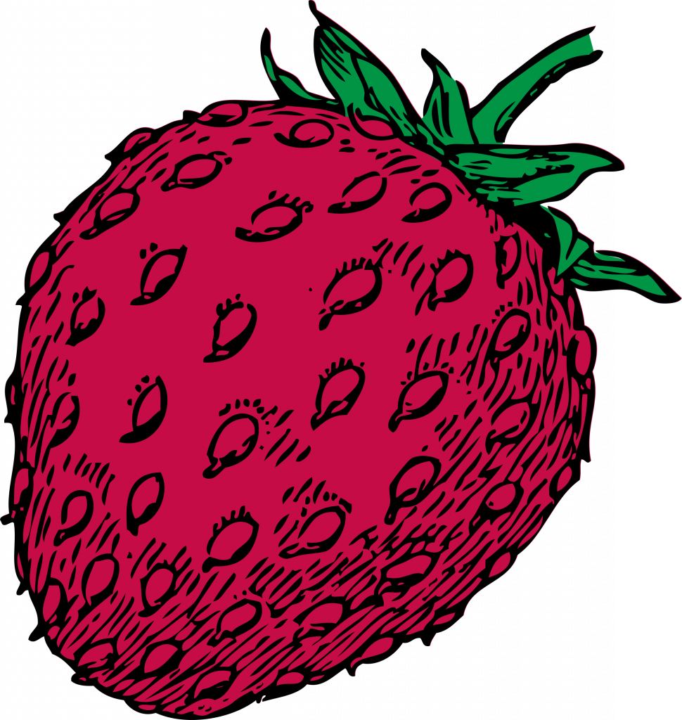 Competitive Strawberry Pictures To Color Clipart - Png Clipart Strawberry Png Transparent Png (970x1024), Png Download