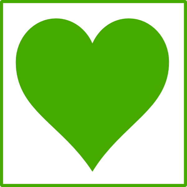 How To Set Use Green Heart Icon Icon Png Clipart (600x600), Png Download