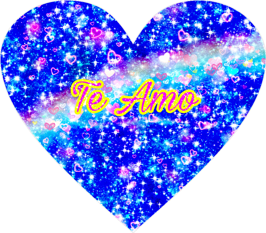 Teamo Heart Shape Colorful Brusheffect Interesting - Heart Clipart (912x800), Png Download