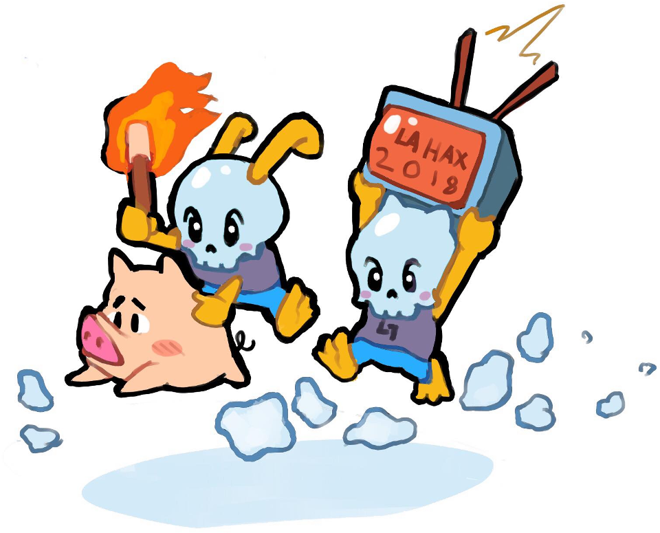 The Matryx Dev Team Pulled An Internal Hackathon To - Cartoon Clipart (1024x886), Png Download