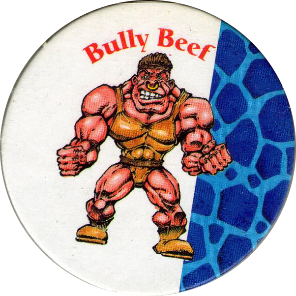 Monster Wrestlers In My Pocket Bully-beef - Monster Wrestler In My Pocket Character Clipart (602x602), Png Download
