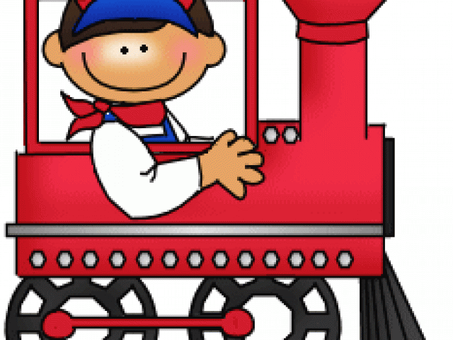 Opulent Design Polar Express Clip Art 19 Vector Transparent - Dibujo De Maquinista De Tren - Png Download (640x480), Png Download