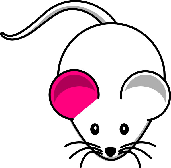 Cute Mice Coloring Pages Clipart (600x590), Png Download