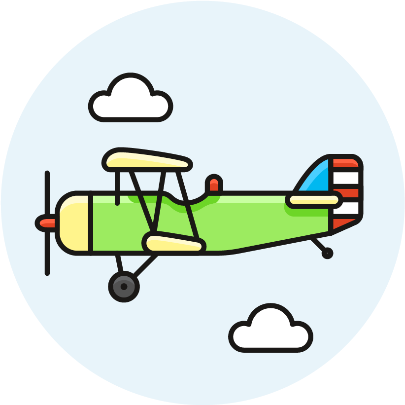 14 Propeller Plane - Cartoon Clipart (1025x1148), Png Download