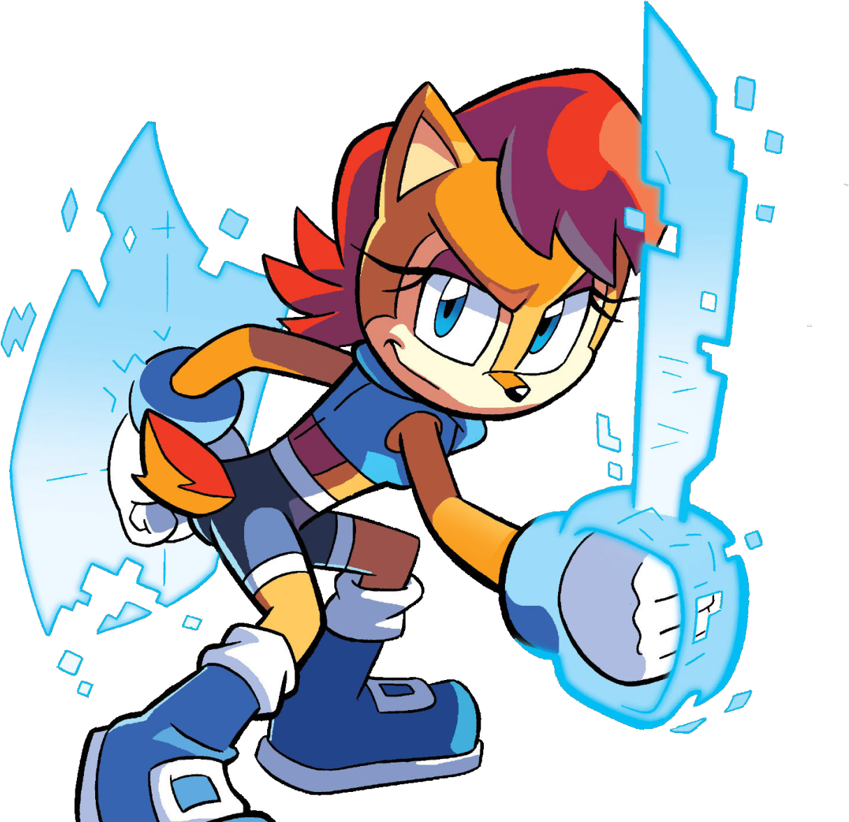 “shes So Cool Im Jealous ” - Princess Sally Acorn Clipart (1280x1197), Png Download