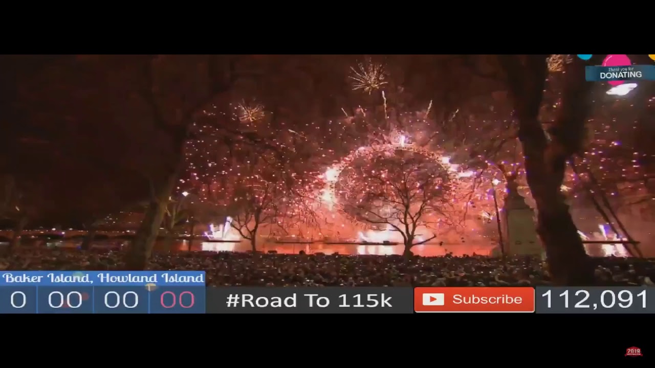 New Year's Eve Paris, Dubay, New York - Night Clipart (1280x720), Png Download