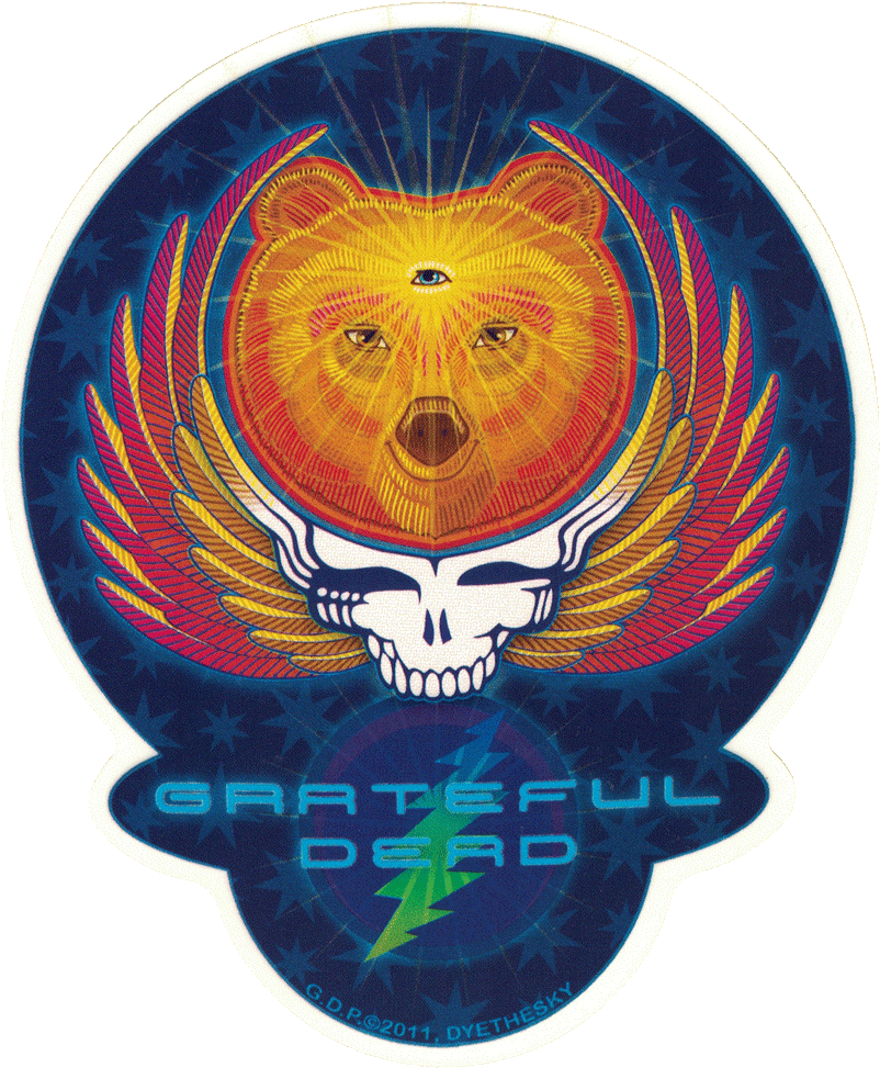 Grateful Dead Third Eye Bear - Grateful Dead Clipart (830x1000), Png Download