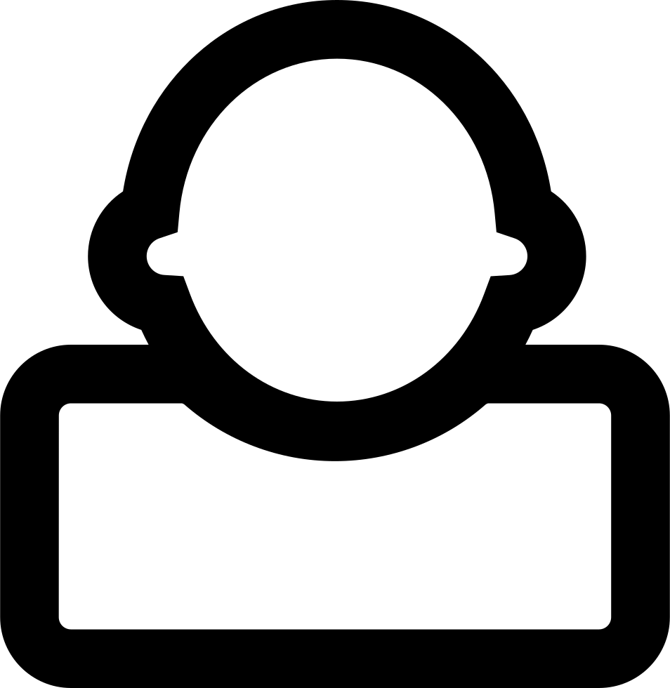 Oval Clipart Shape Person - Icon - Png Download (954x980), Png Download