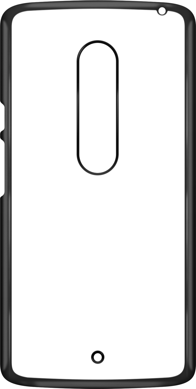 Hard Case - Mobile Phone Clipart (796x1578), Png Download
