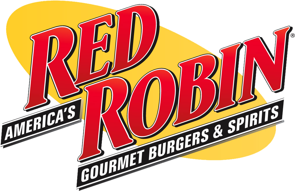 Red Robin, Red Robin Menu - Red Robin Gourmet Burgers Logo Clipart (1051x751), Png Download