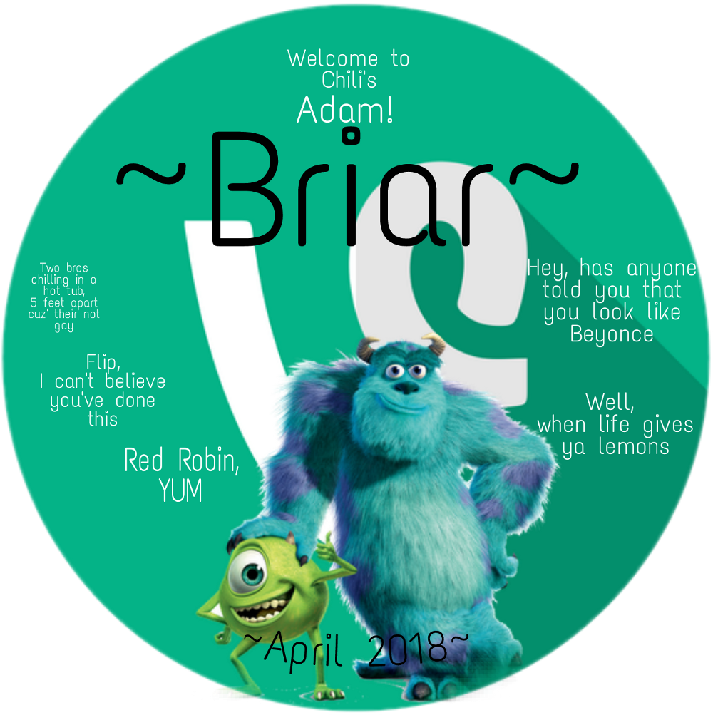 Clip Art Disney April Pixar - Monsters, Inc. - Png Download (1024x1024), Png Download