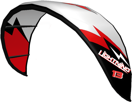 Lightning - Top - F2 Lightning Kite Clipart (751x500), Png Download