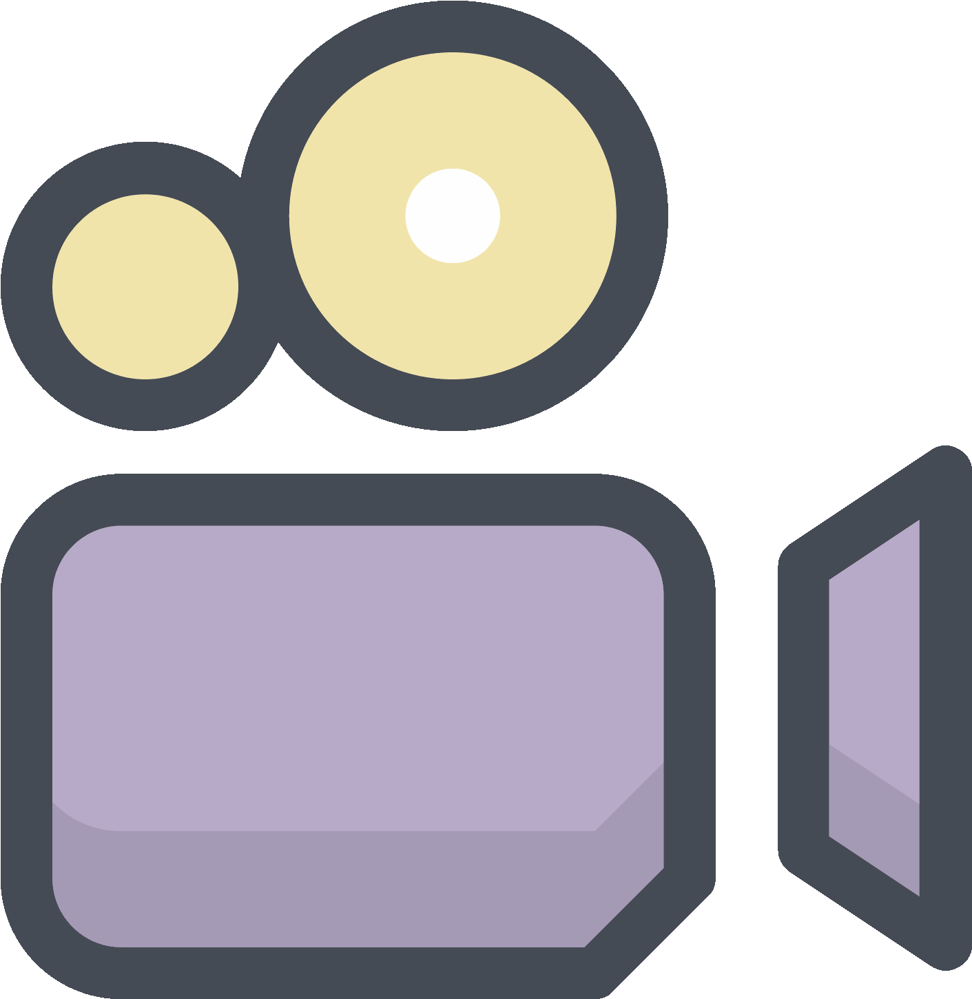 The Icon Is For A Documentary Type Film And Has An - Film Clipart (1600x1600), Png Download