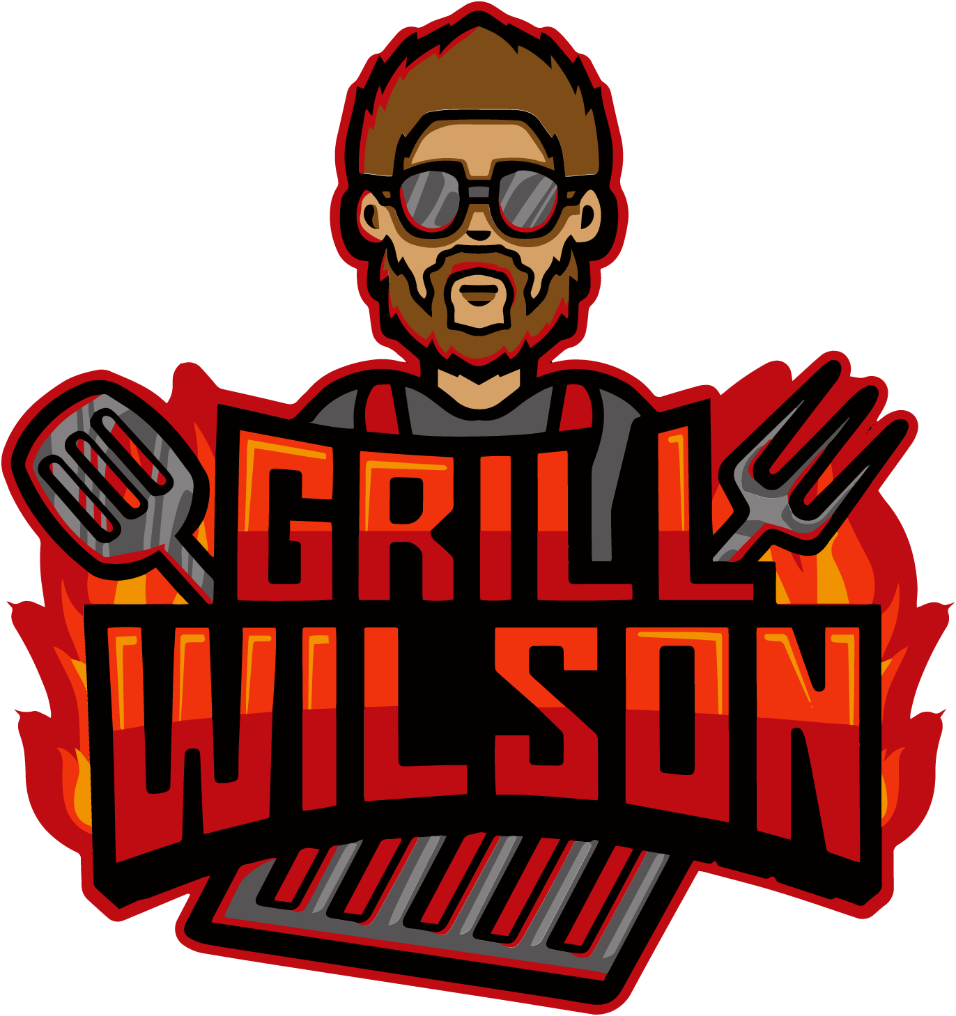 Grill Wilson - Smokers Clipart (1372x1459), Png Download