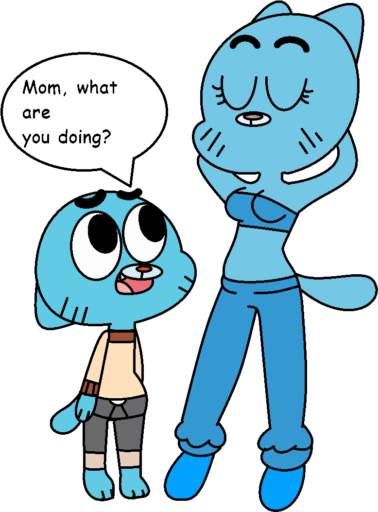 Gumball Watterson Human Clipart (845x1113), Png Download