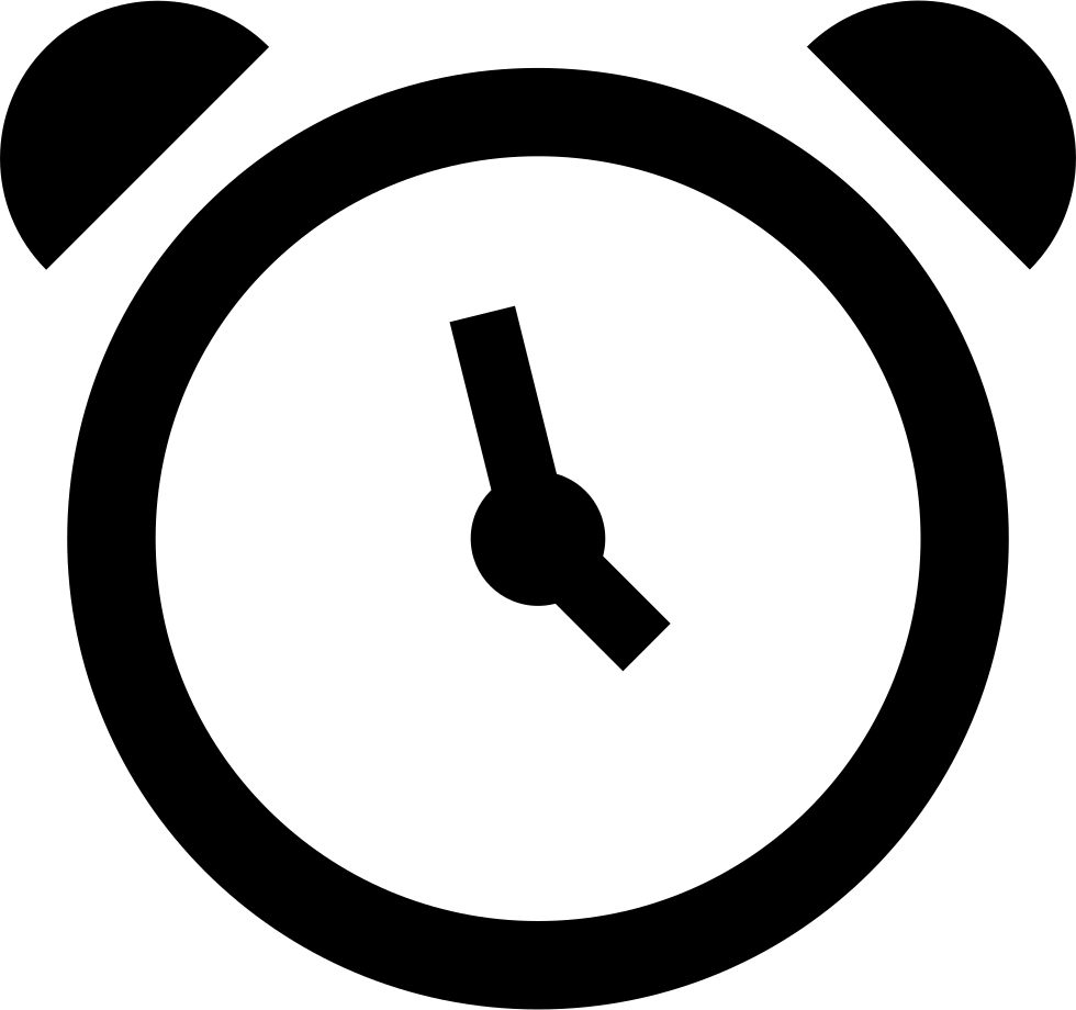 Alarm Clock Comments - Watch Svg Icon Clipart (980x920), Png Download