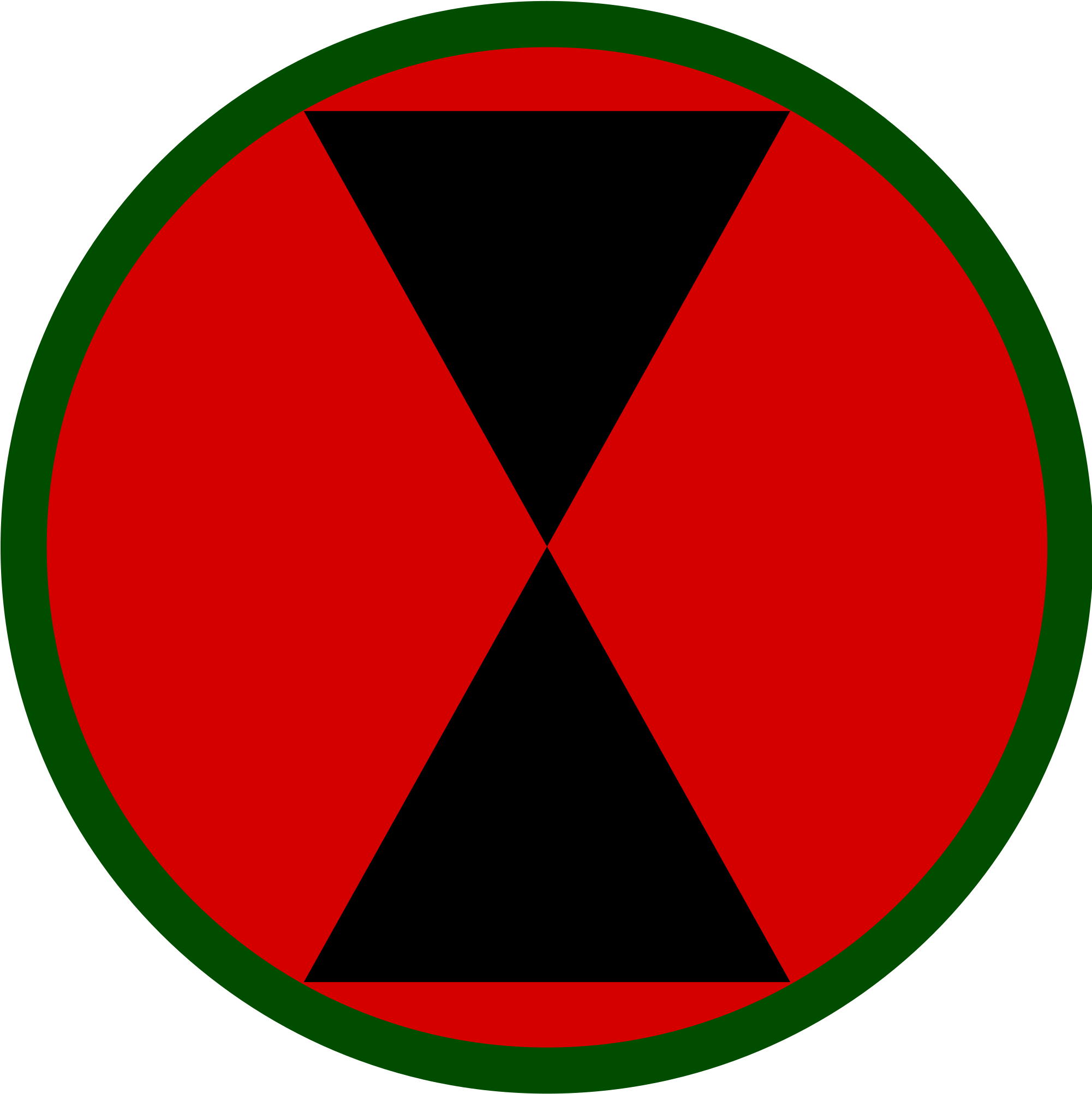 File 7th Infantry Division Ssi 1973 2015 Svg Wikipedia - Lucky Cat Clipart (1018x1024), Png Download