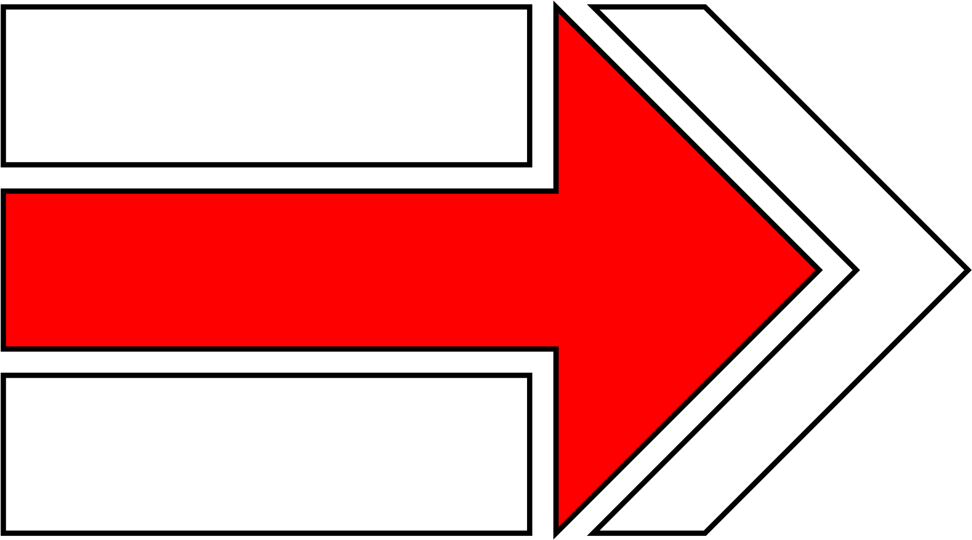 Stripe-marked Trail Red Arrow Right - Realidades 3 Clipart (1280x727), Png Download