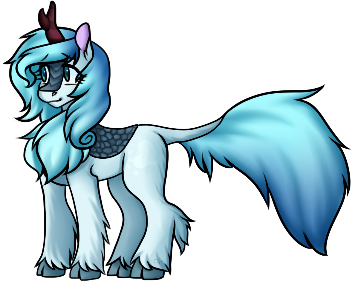 Fishtoonz, Cloven Hooves, Female, Kirin, Kirin Oc, - Artist Clipart (1280x1002), Png Download