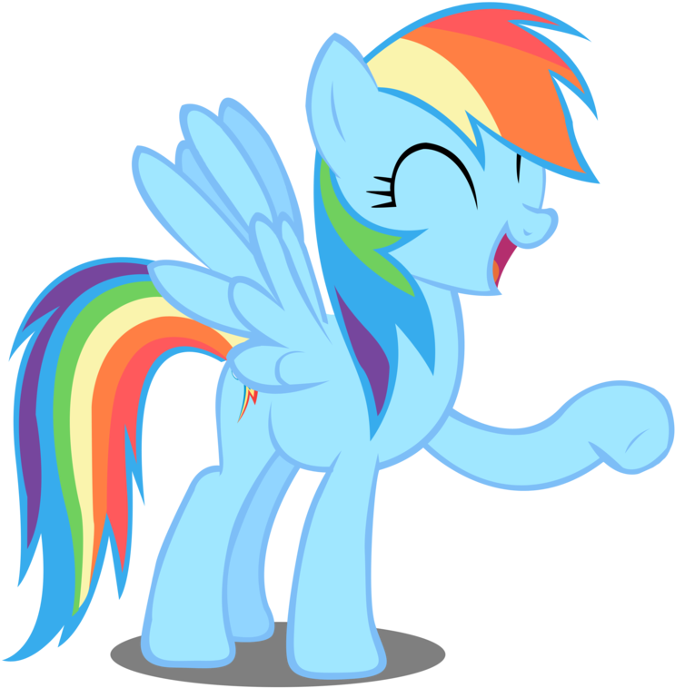 Rainbow Dash Bro Hoof By Misterhandy-d41o8b2 - Rainbow Dash Cutie Mark Clipart (900x899), Png Download