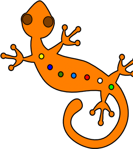 Monitor Lizard Clipart Cicak - Png Download (640x480), Png Download