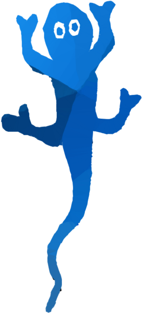 Silhouette Clipart Vertebrate - Cartoon - Png Download (900x900), Png Download