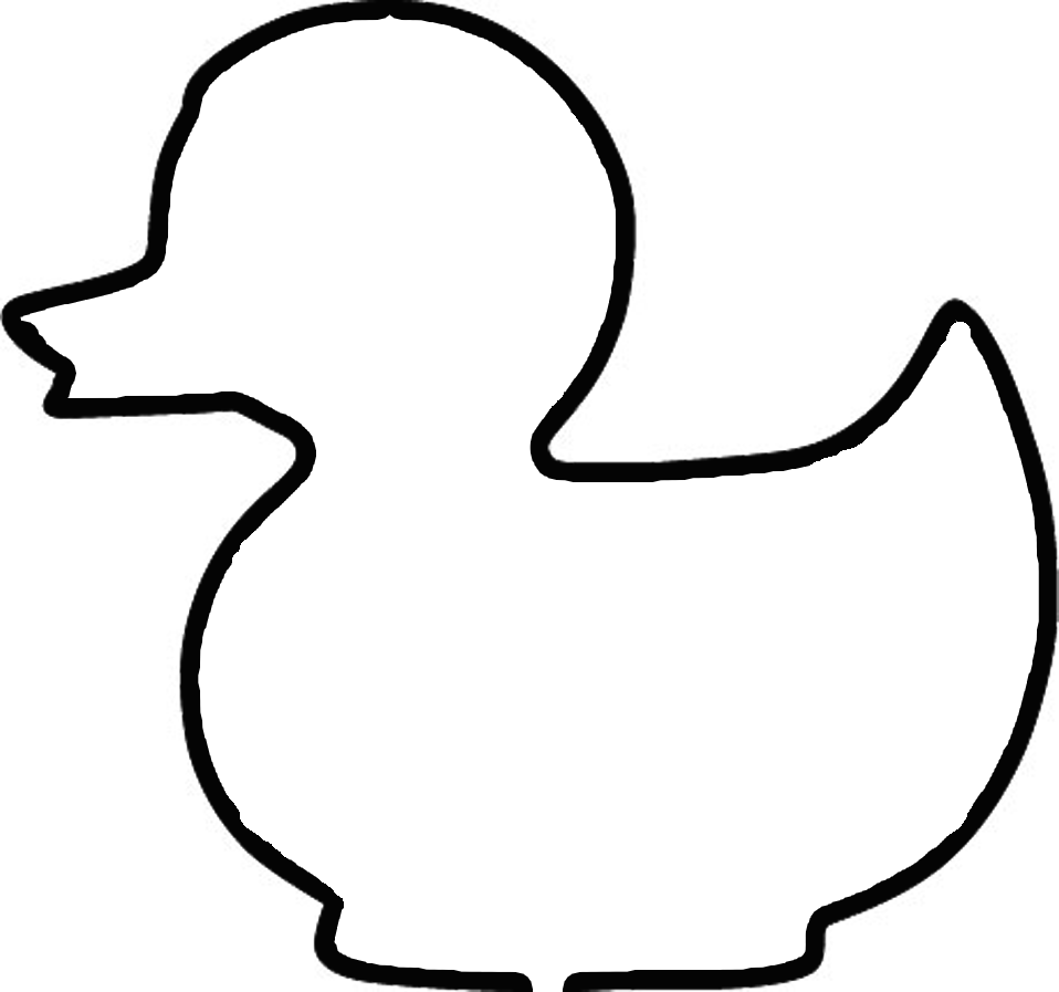 Kids Under - Rubber Duck Svg Clipart (958x897), Png Download