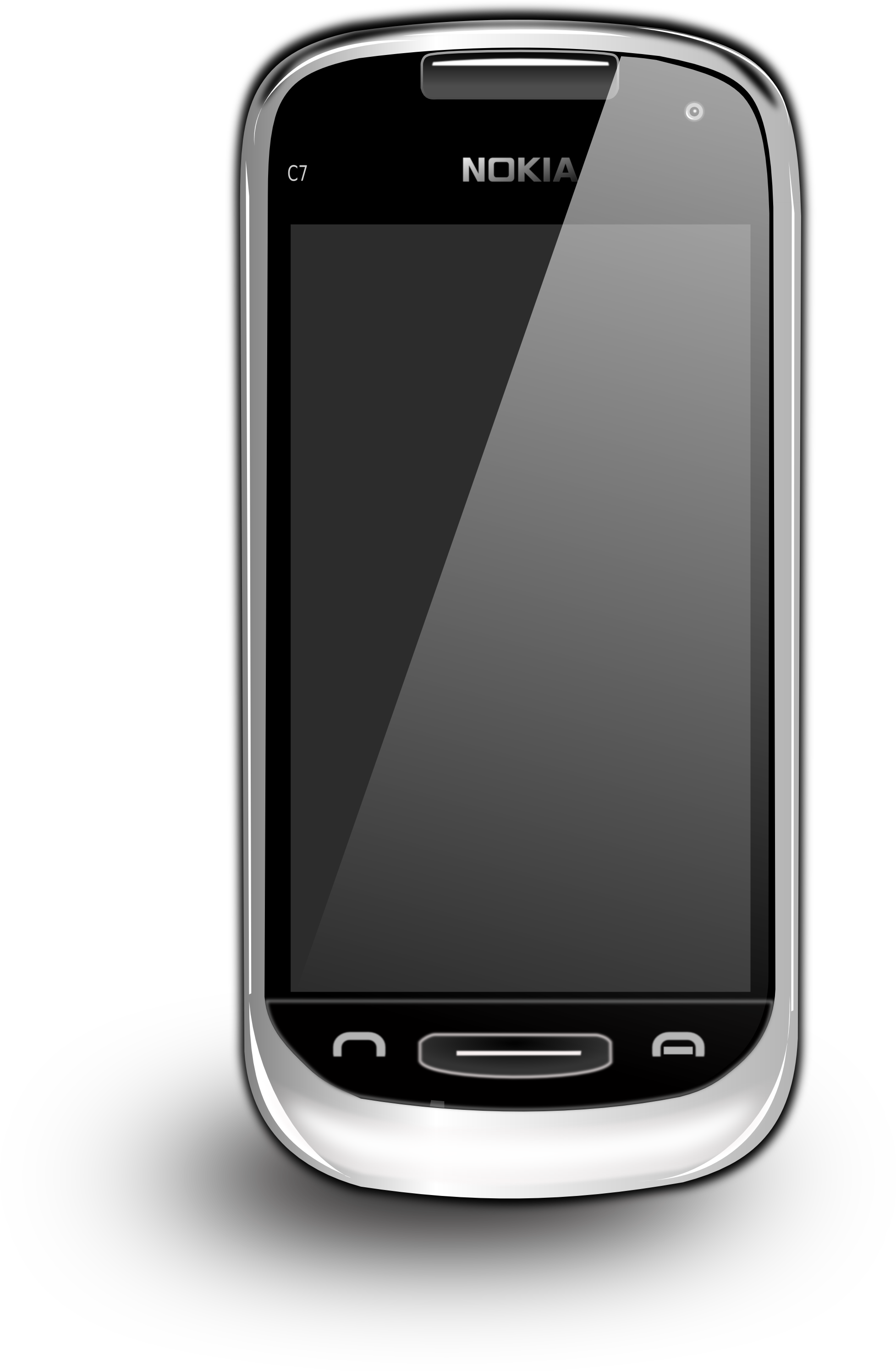 Vector Black And White Android Love Clipart (1955x2992), Png Download