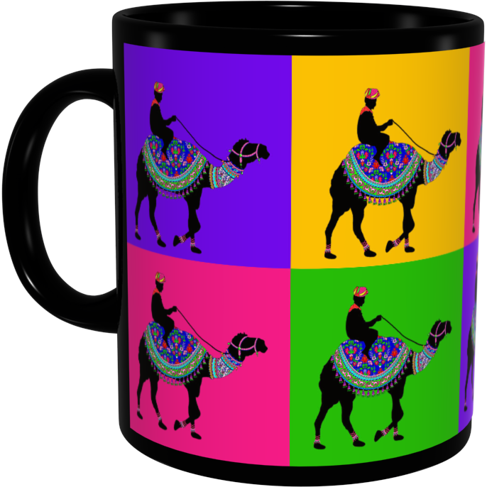 Princely Cam - - Orchid Trendz Camel Cushion Cover Clipart (686x686), Png Download