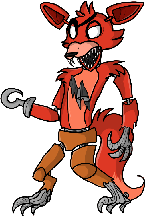 Fnaf Restaurant Game Theory - Fox Five Nights At Freddy's Clipart (507x753), Png Download