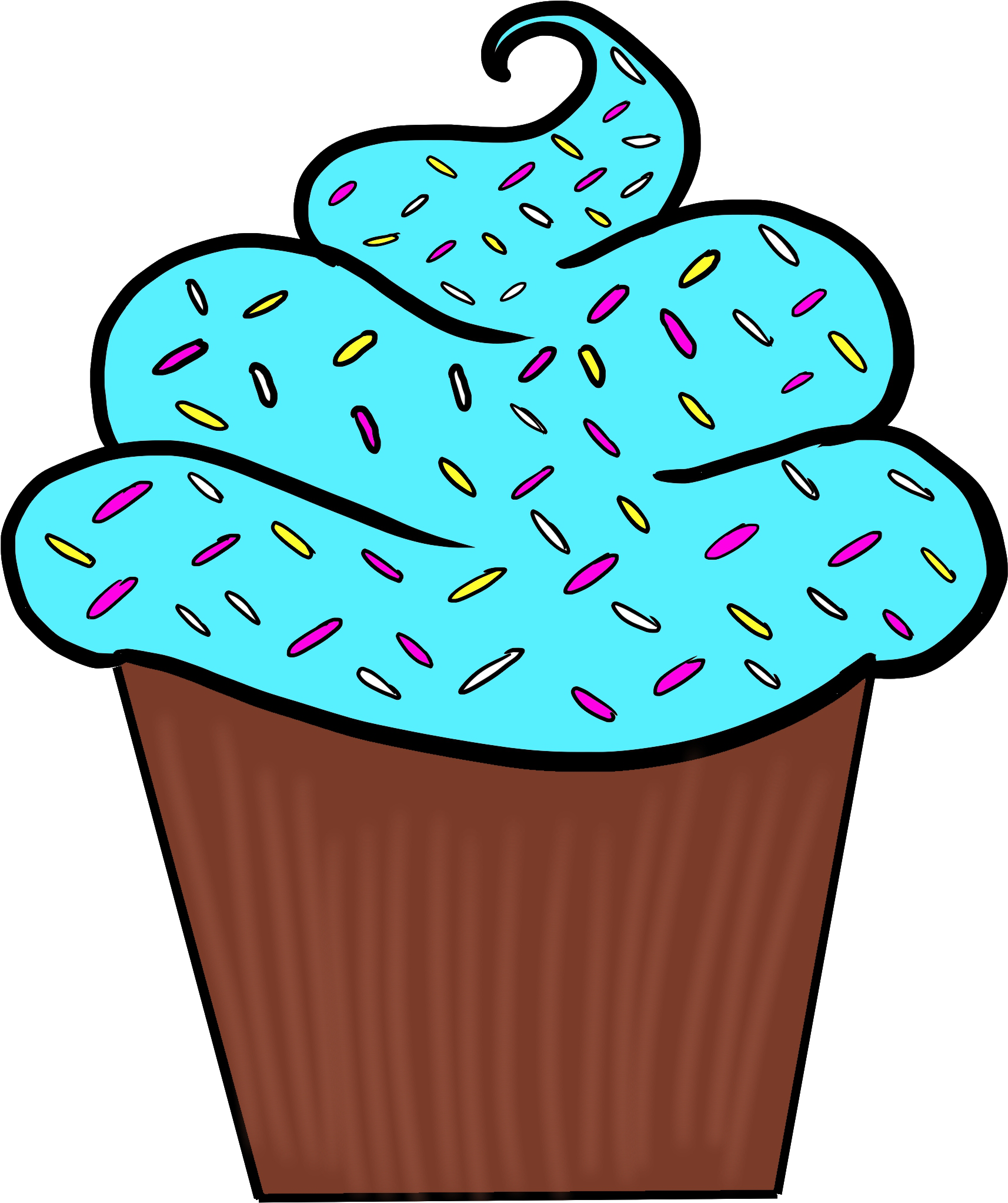 Explore Cupcake Heaven, Dope Art, And More - Christmas Day Clipart (2550x3300), Png Download