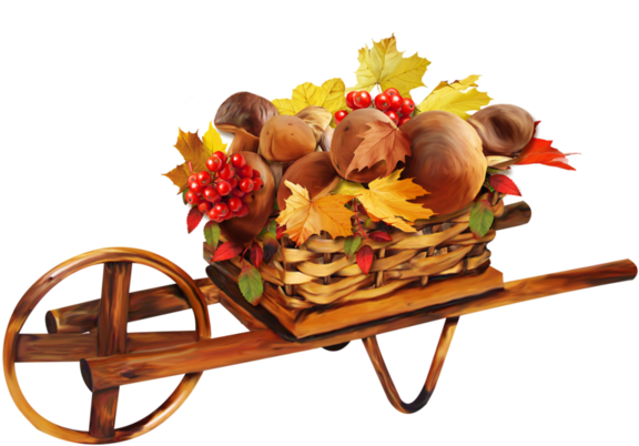 Vous Trouverez De Belles Images Pour Vos Blogs Wheelbarrow, - Cart Clipart (600x600), Png Download