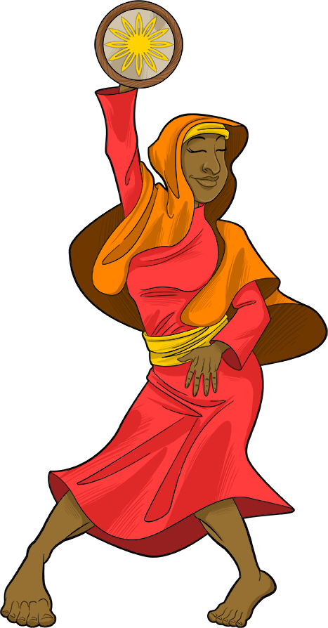 Celebration The Hebrews Crossed The Red Sea Safely Clipart (467x894), Png Download