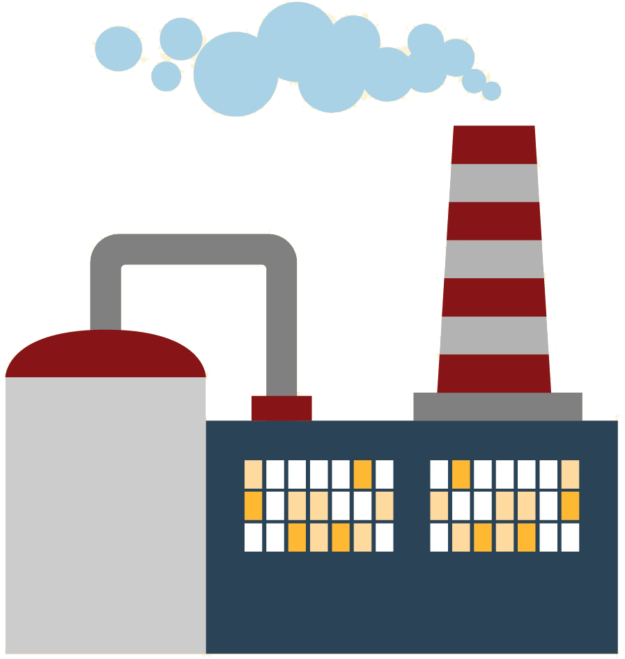 Water Treatment Chemicals - 工廠 手繪 Clipart (1025x1075), Png Download