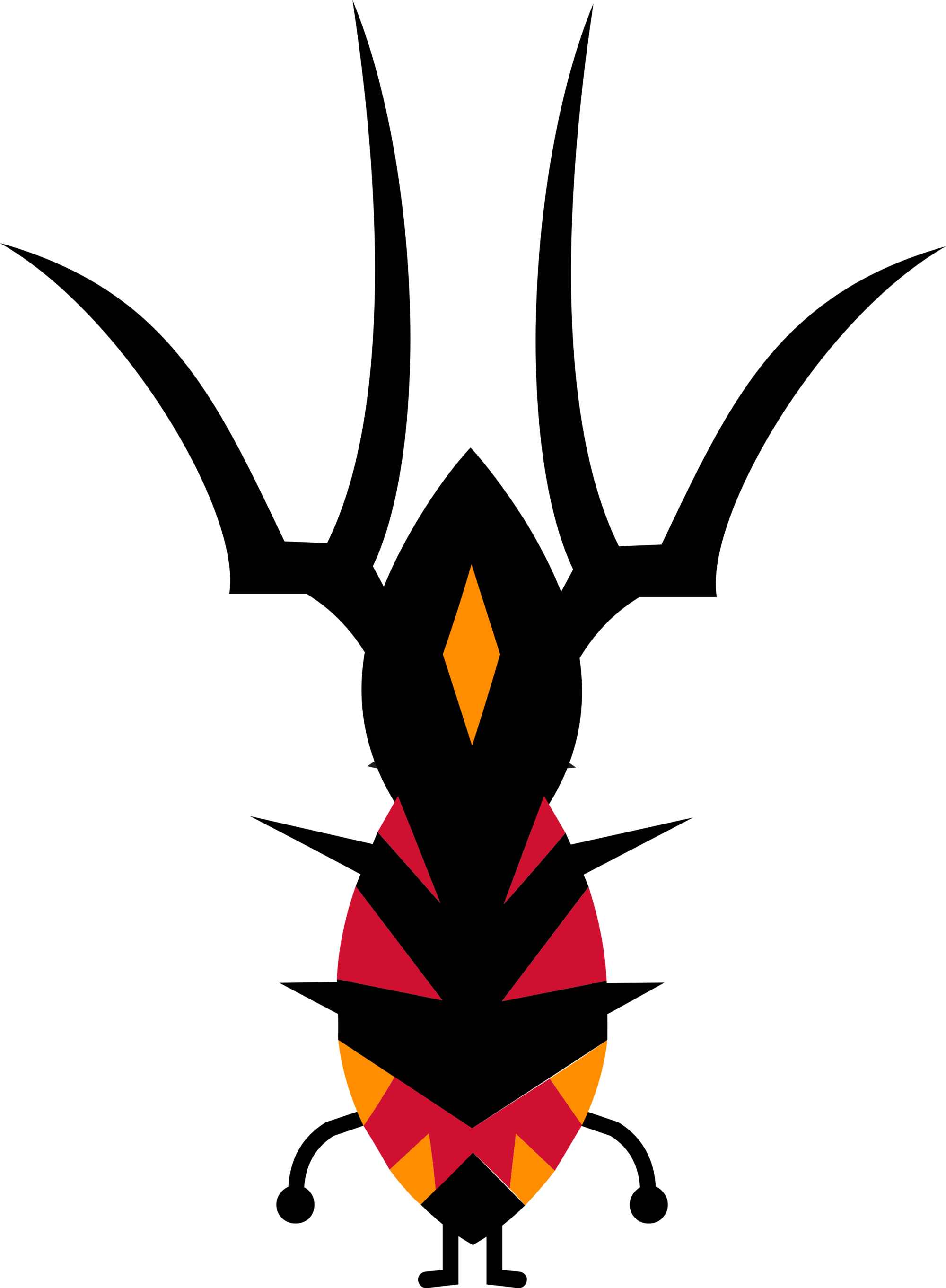 Spear Clipart (2000x2723), Png Download