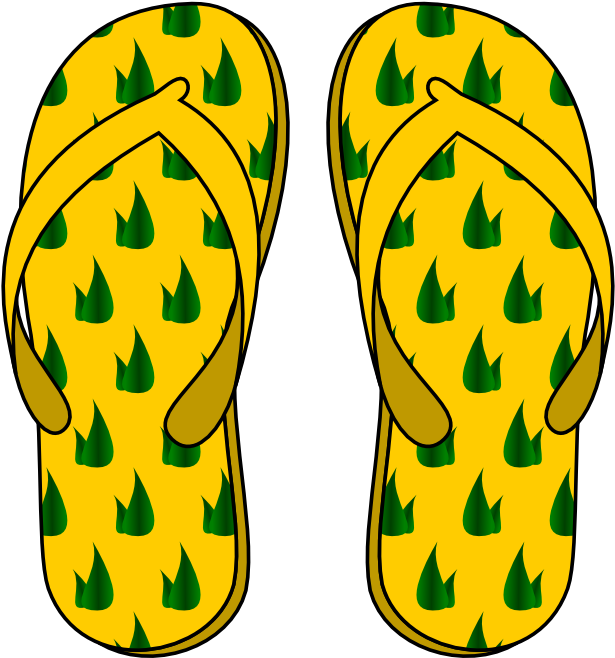 Publicat De Eu Ciresica La - Flip Flops: Notebook [book] Clipart (634x680), Png Download