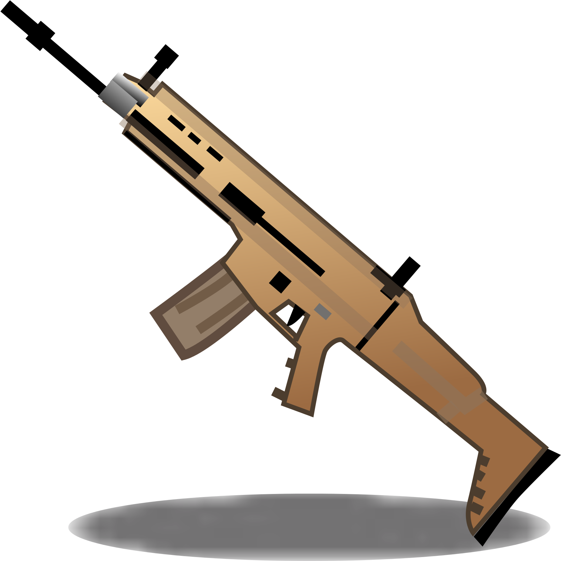 File Peo Assault Wikimedia - Usa Flag Pot Leaf, Rifle & Ganzalez Flag Come And Clipart (2000x2000), Png Download