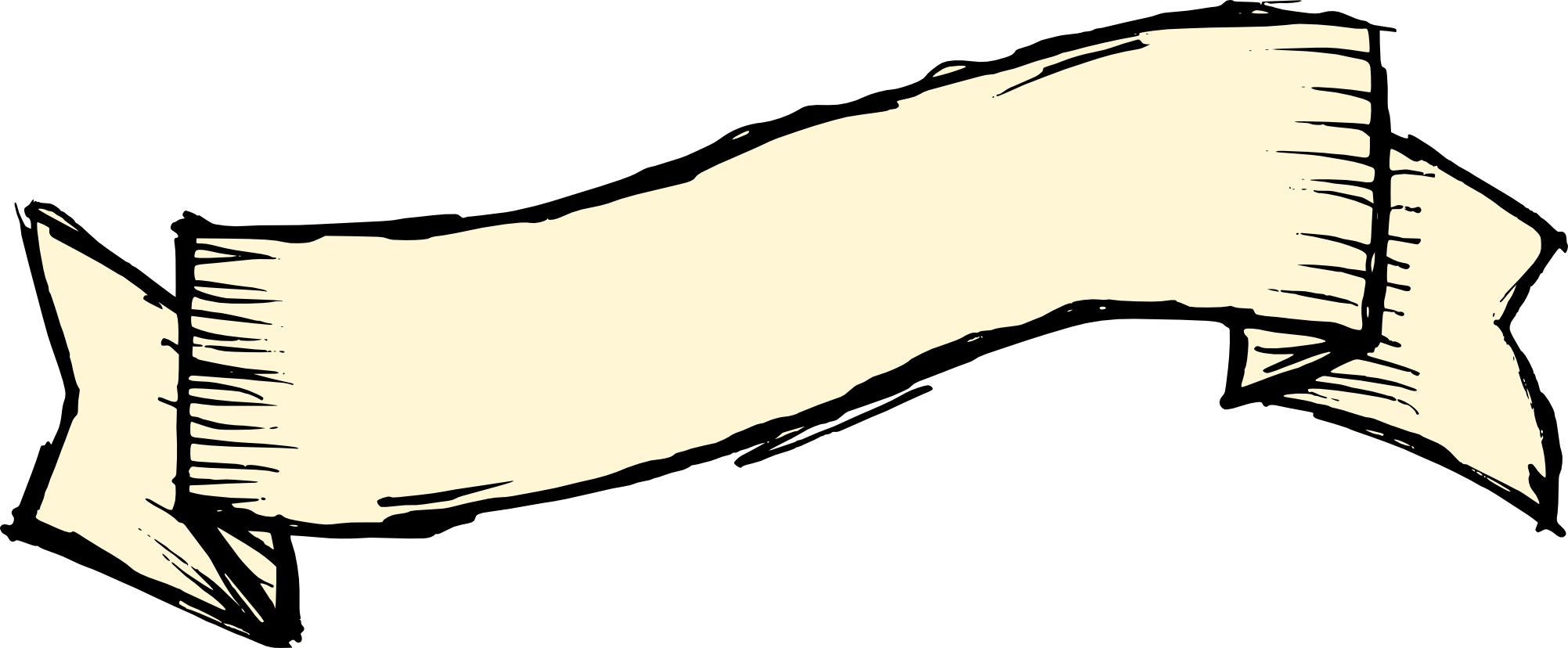 Svg Freeuse Stock Banner Vector Svg Clipart (2003x828), Png Download