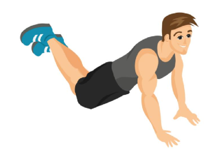 Exercise Clipart Push Up - Press Up - Png Download (1754x1240), Png Download