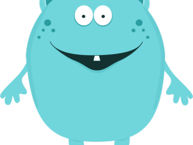 Monster Clipart Blue - Png Download (640x480), Png Download
