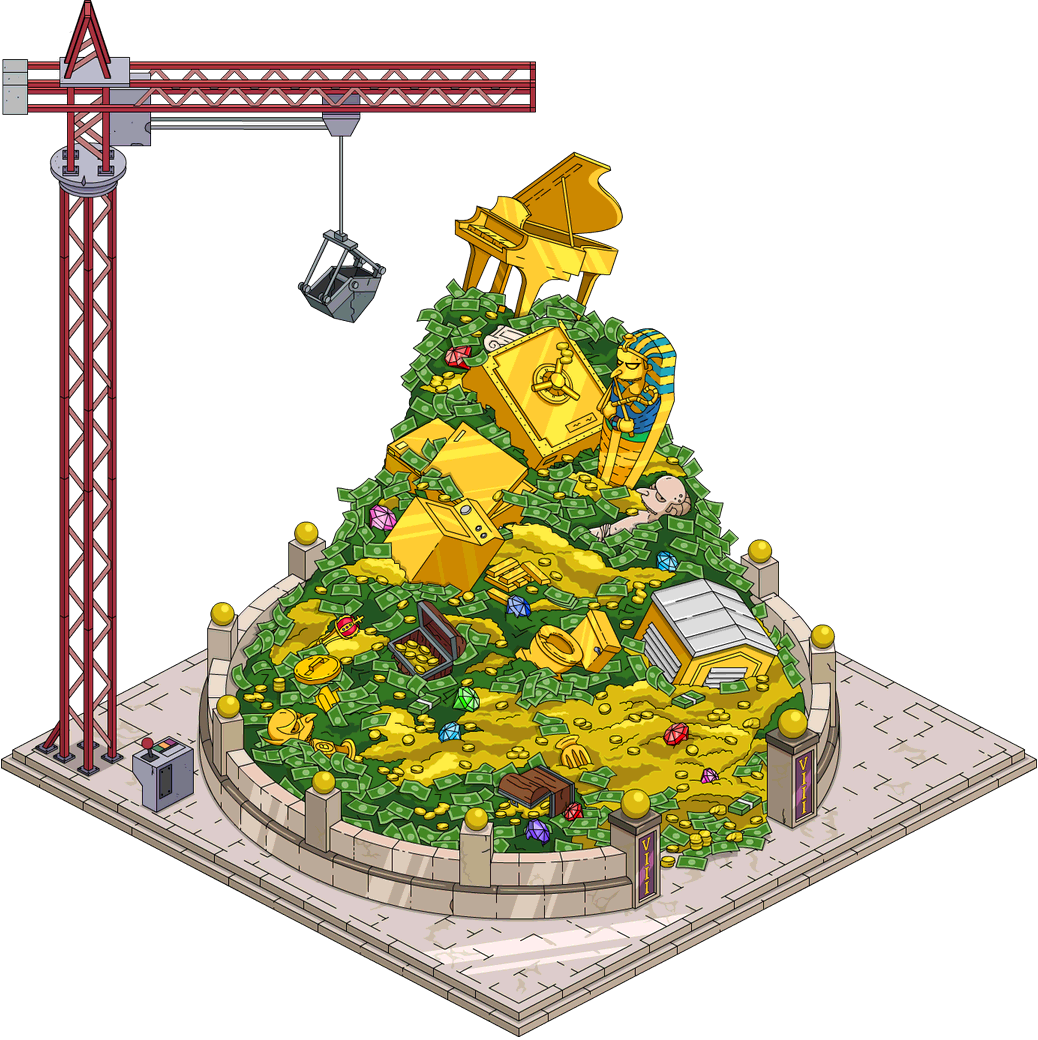 Moneymountain07 Transimage - Simpsons Tapped Level 25 Springfield Clipart (1038x1040), Png Download