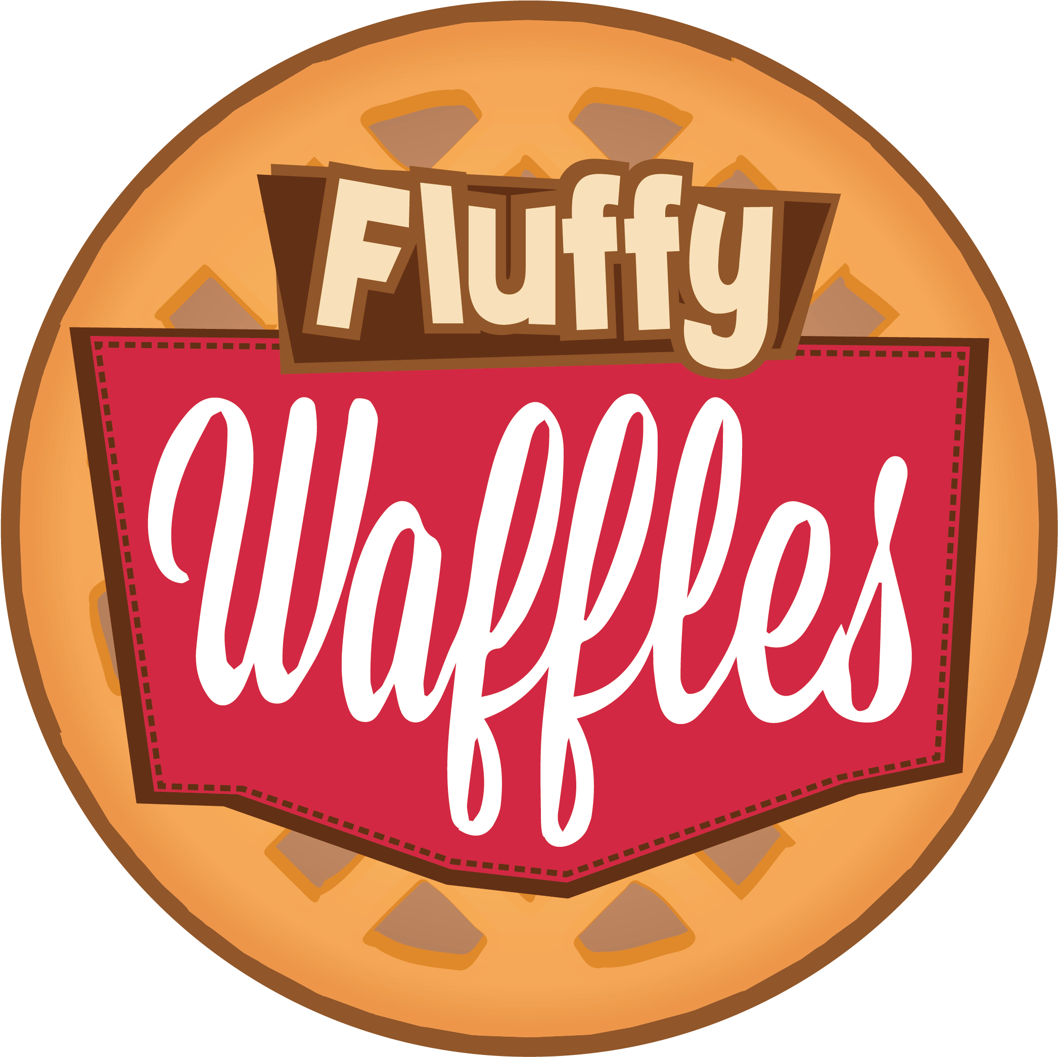 Fluffy Waffles - Cali Clipart (2362x2211), Png Download