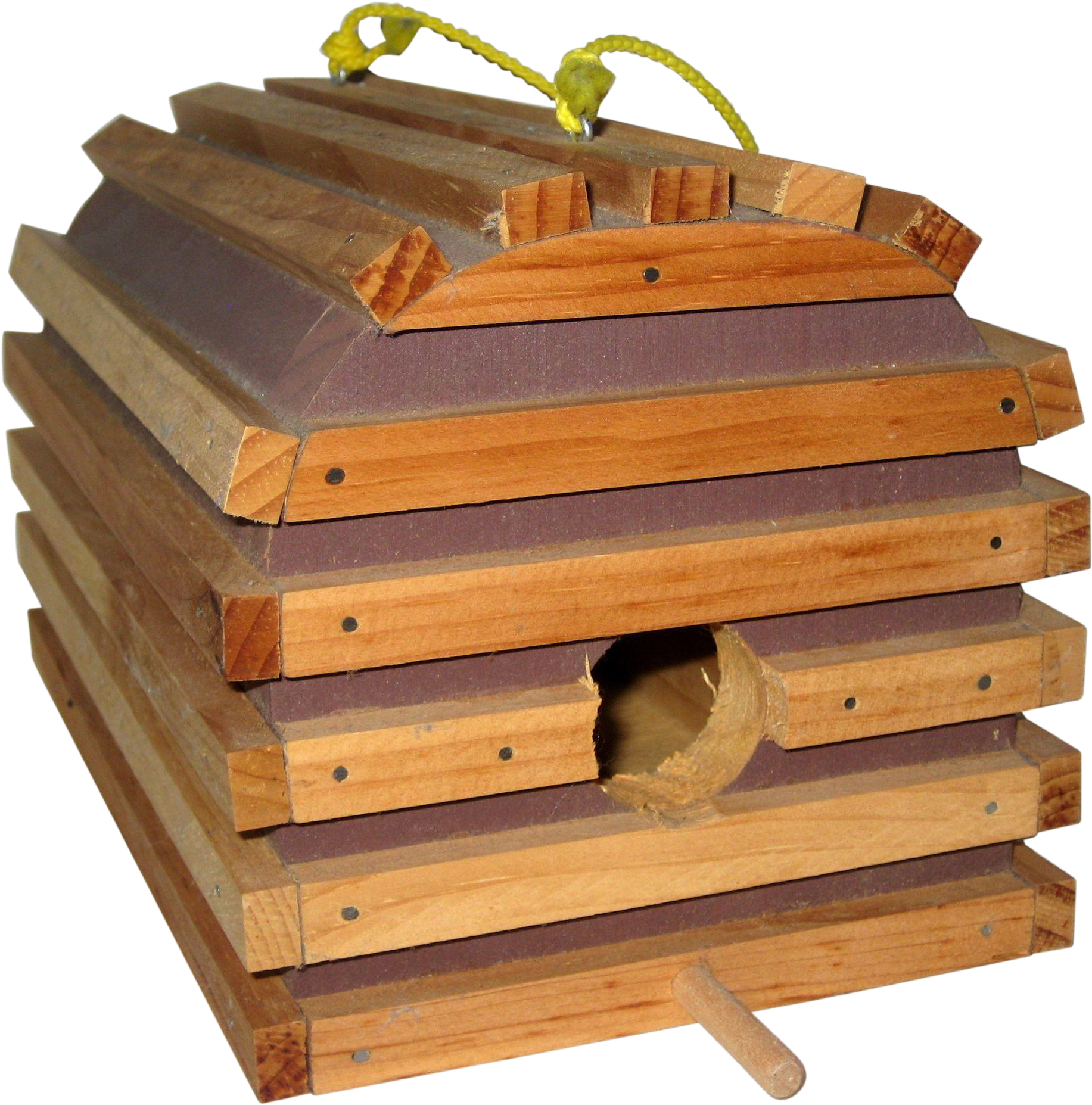 Hand Made Wooden Lobster Trap Bird House From Homemade - Lobster Trap Clipart (1854x1854), Png Download