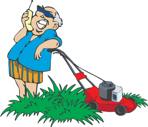Glenn's Repair & Rental - Walk-behind Mower Clipart (600x517), Png Download