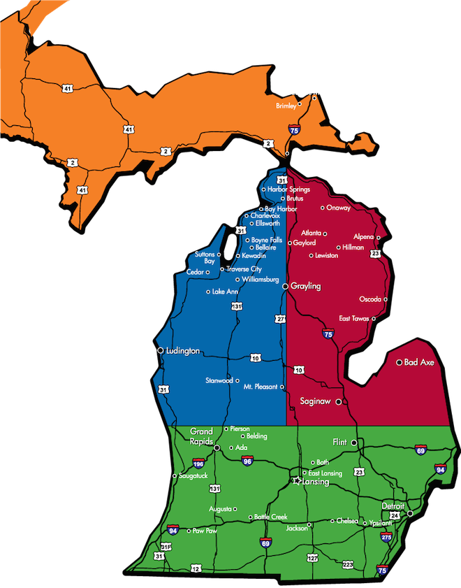 Choose Region - Map Clipart (660x841), Png Download