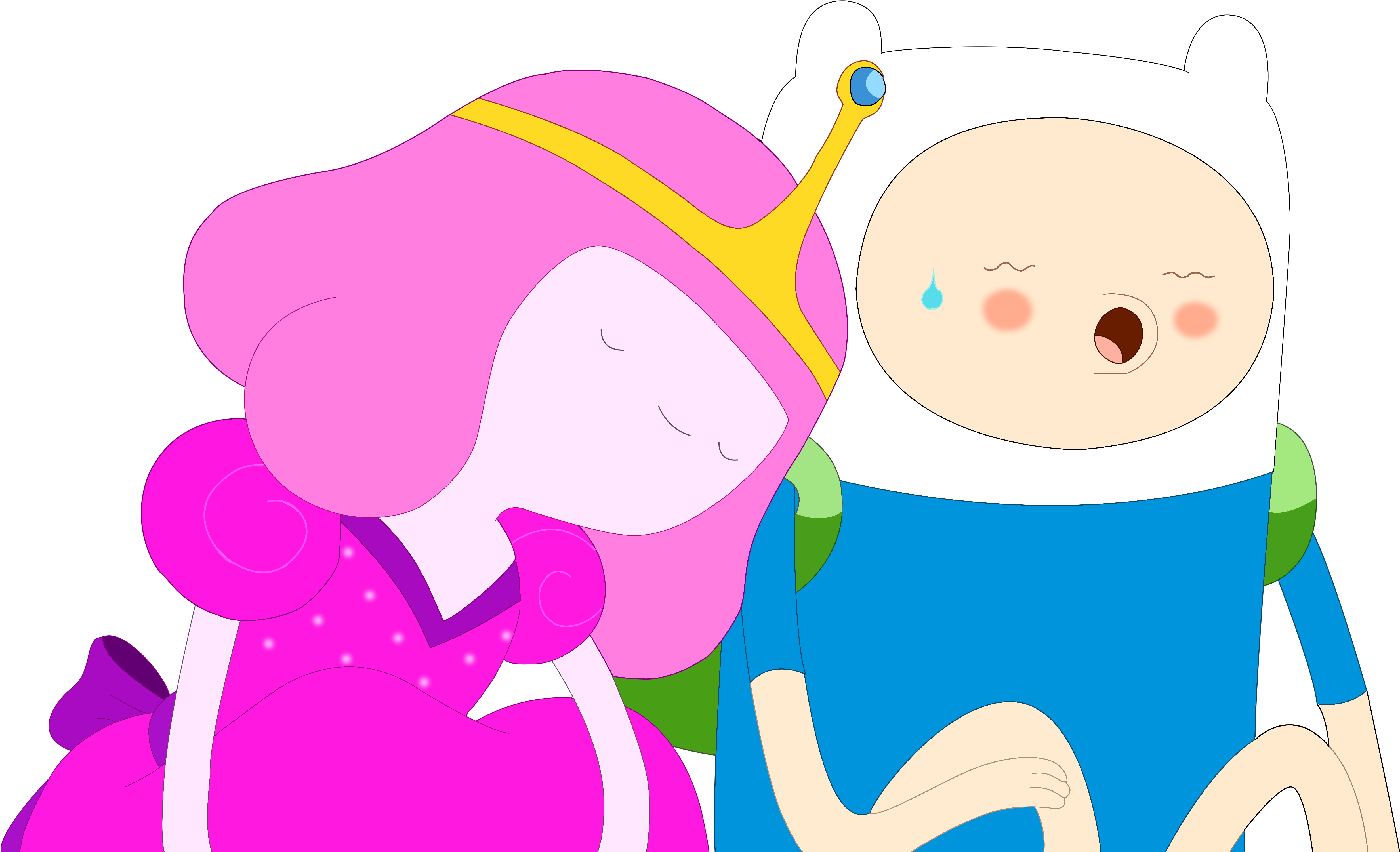 Shoulder Lean Vector, Stayed Up All Night - Jpeg Clipart (6400x3600), Png Download