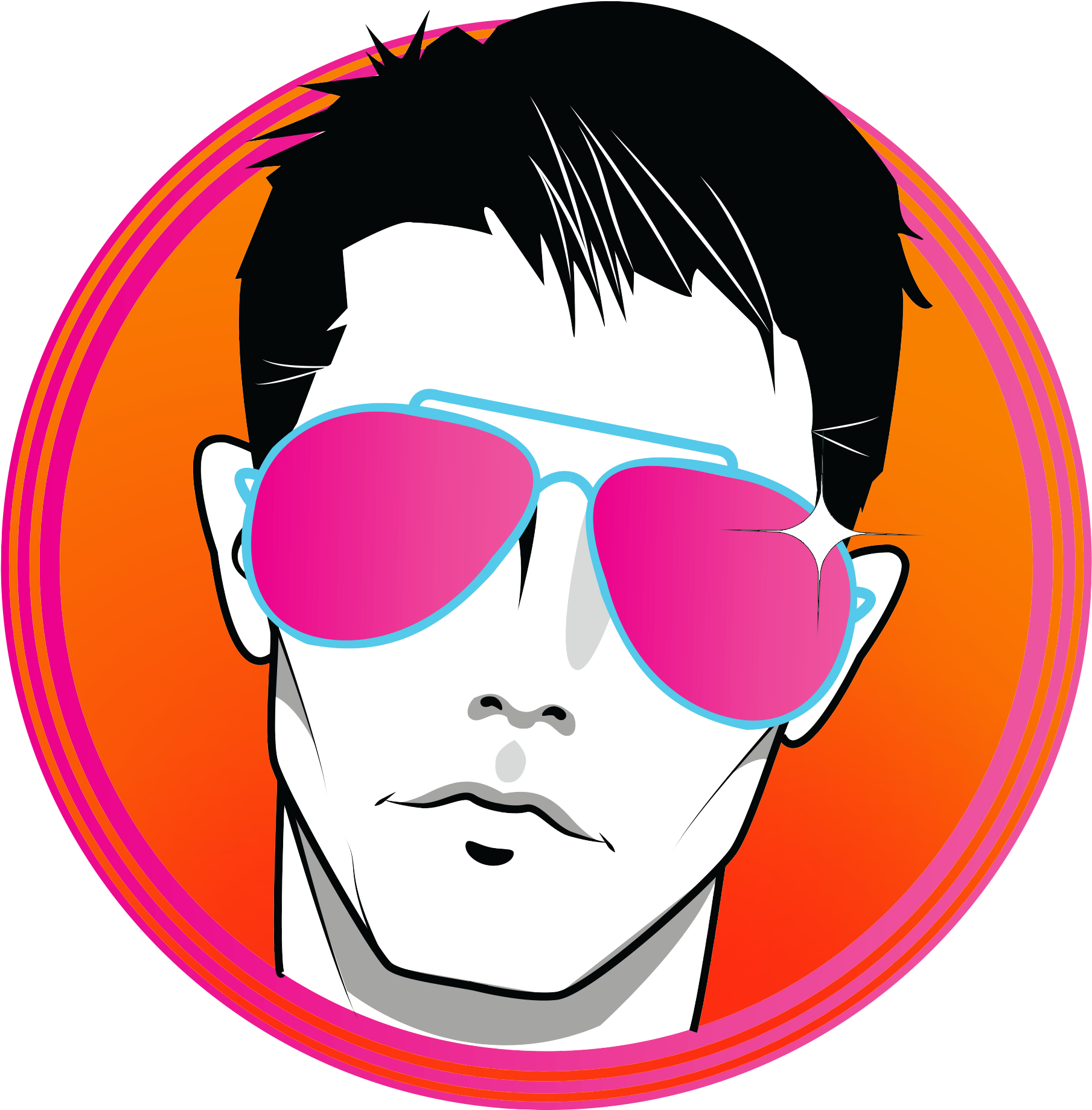 Top Gun - Illustration Clipart (2000x2000), Png Download