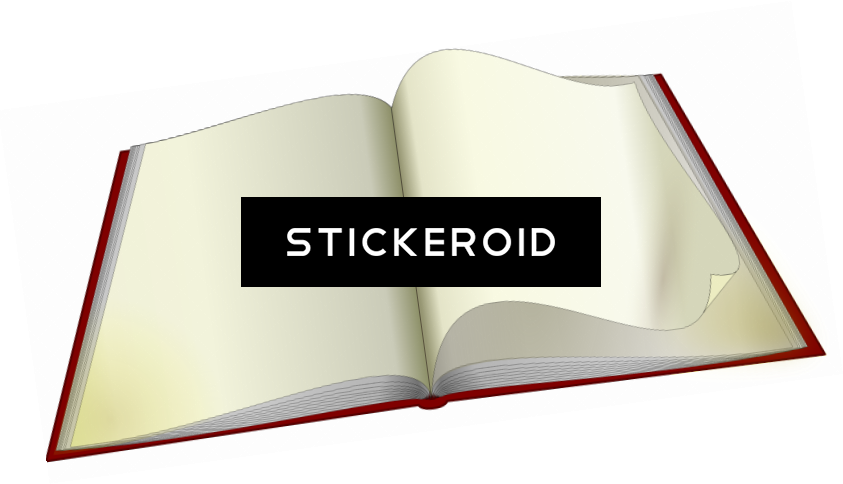 Clip Art Open Book Pages - Book - Png Download (843x484), Png Download