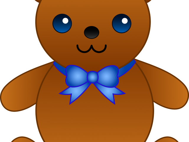 Brown Bear Clipart Scared Cartoon - Animated Clip Art Teddy Bear - Png Download (640x480), Png Download